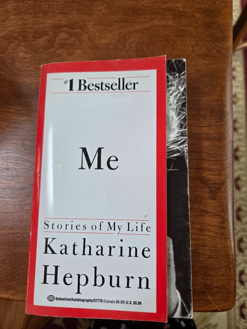 Katherine Hepburn me paperback book